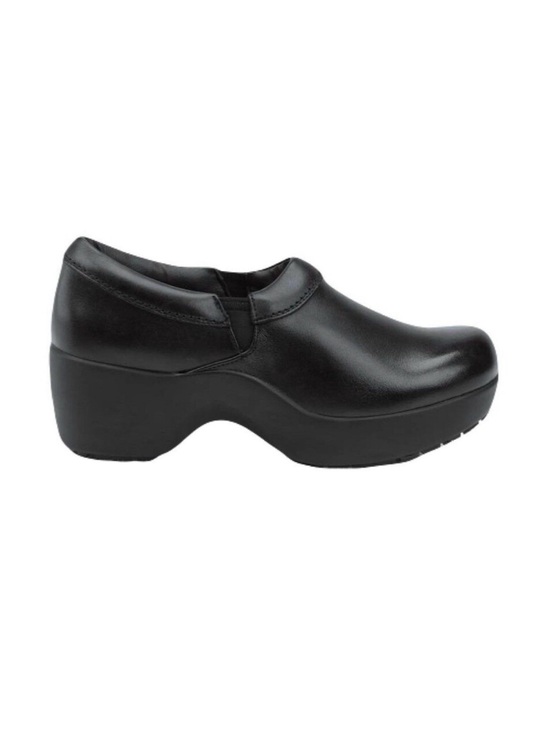 SR Max Shoes - NEW SR Max Geneva Womens Size 9 / 41 Black Leather Slip Resistant Clog Soft Toe